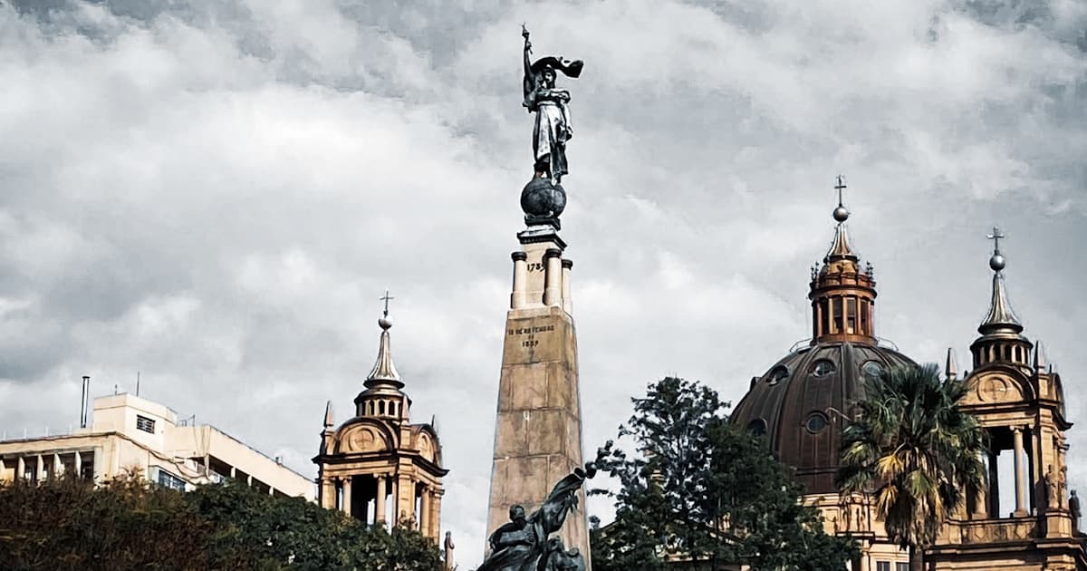 Centro Histórico de Porto Alegre, Monumento à Julio de Castilhos