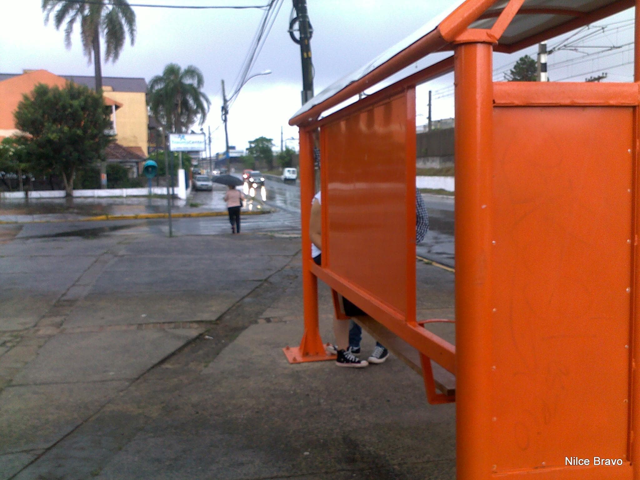 Abrigo de parada de ônibus 'Parada Fácil' do sistema municipal de Canoas/RS
