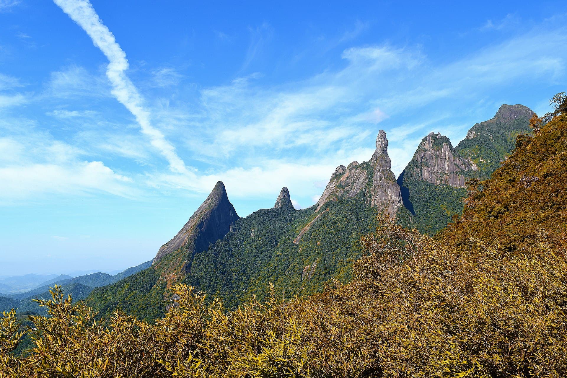 O Dedo de Deus, no Parque Nacional da Serra dos Órgãos, em Teresópolis (RJ).